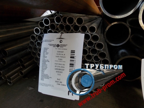 Труба 76х3,5 из нержавеющей стали 10Х17Н13М2Т купить по ценам опта в Москве | ТРУБПРОМ