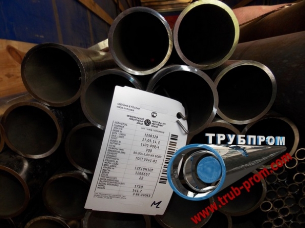 Труба 57х3,5 из нержавеющей стали 12Х17Н13М2Т купить по ценам опта в Москве | ТРУБПРОМ